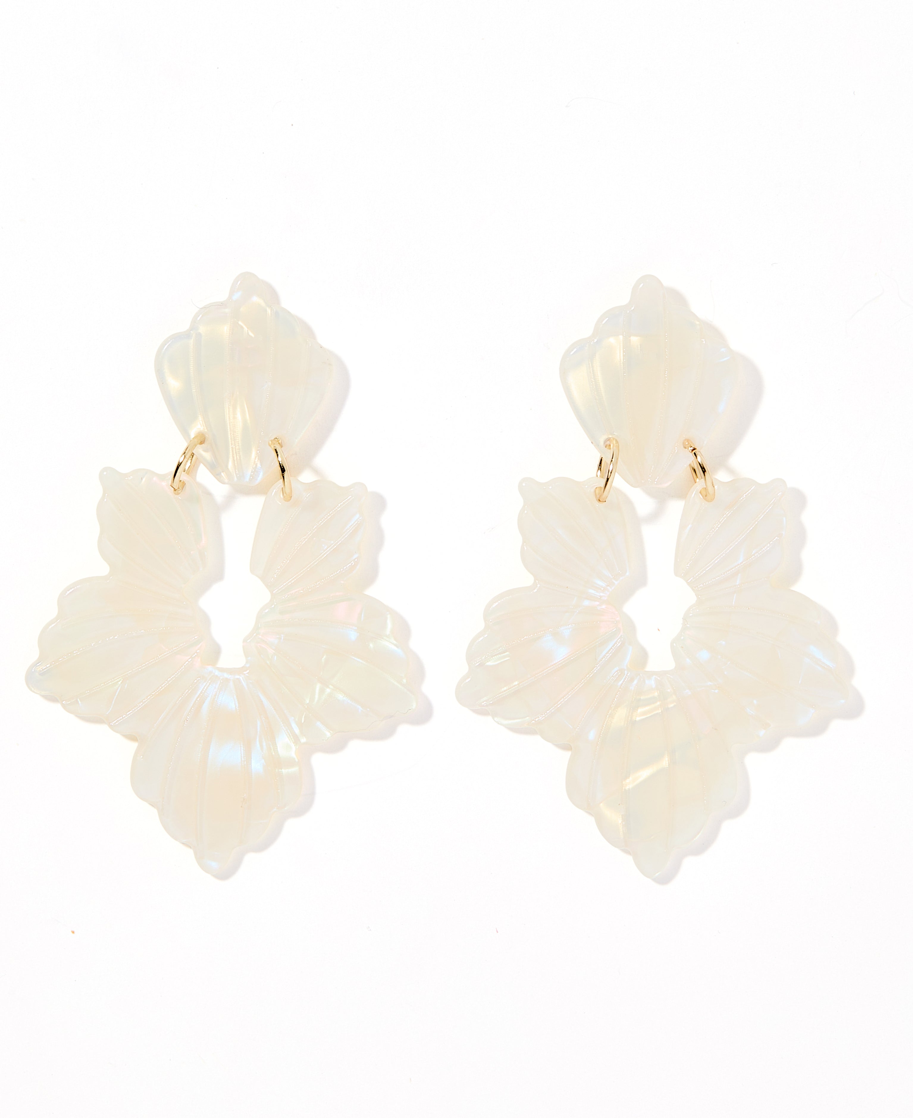 Michelle Statement Earring - Iridescent