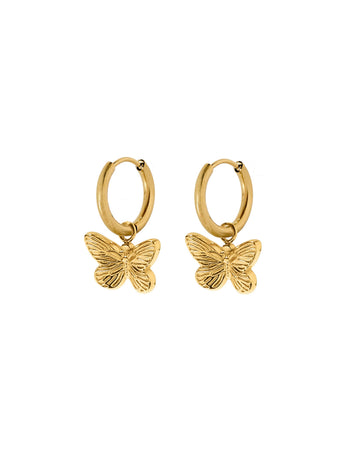 Faye Dainty Hoop Gold