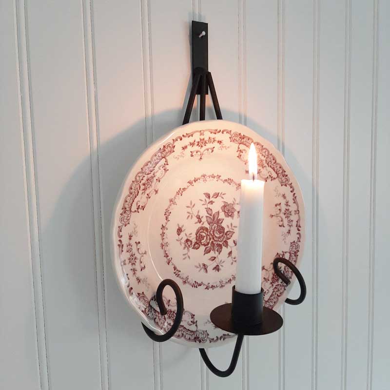 Taper Candle Sconce and Plate Holder
