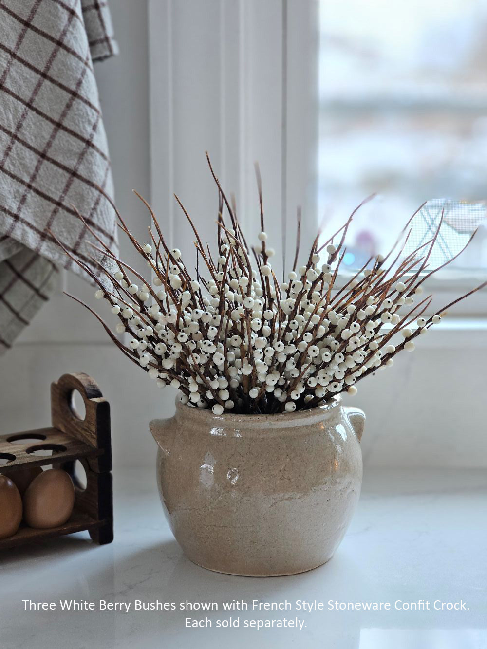 French Style Stoneware Confit Crock