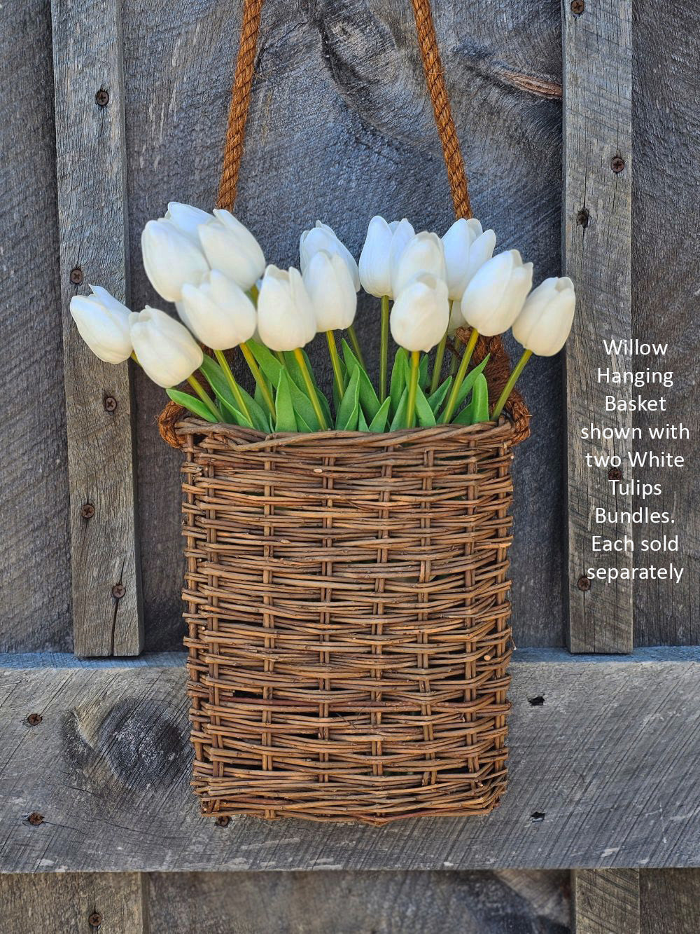 White Tulip Bunch