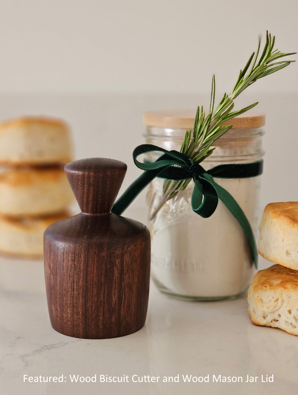 Wood Mason Jar Lids