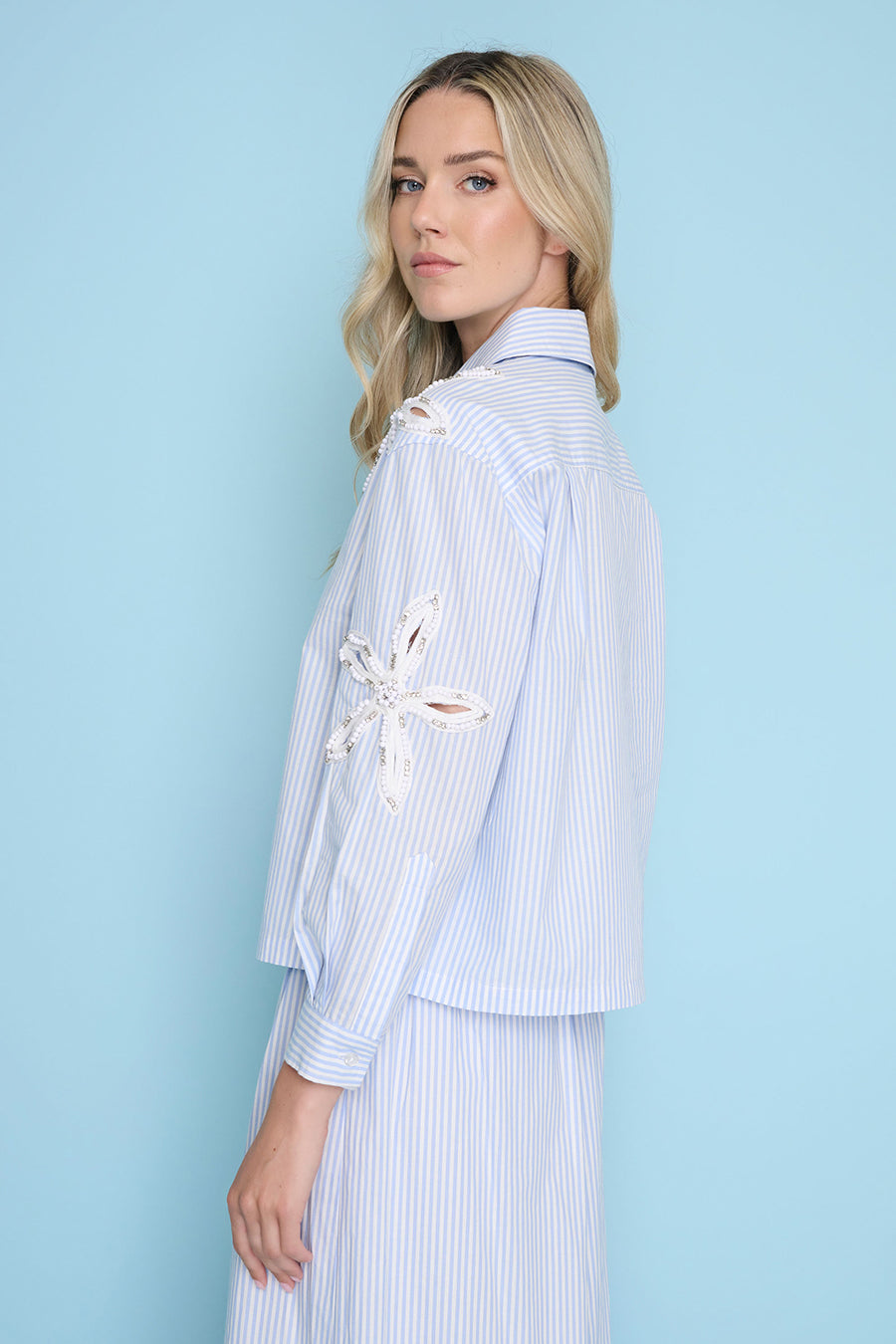 Floral Embellished Shirt