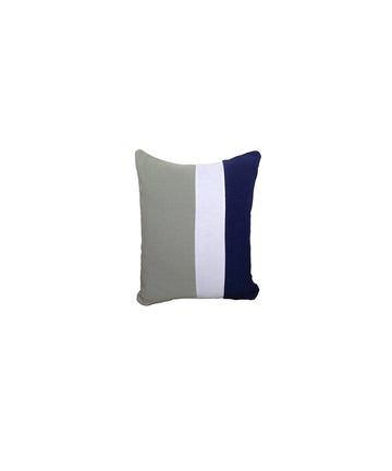 Color block Pillows Grey, White and Navy 16x16