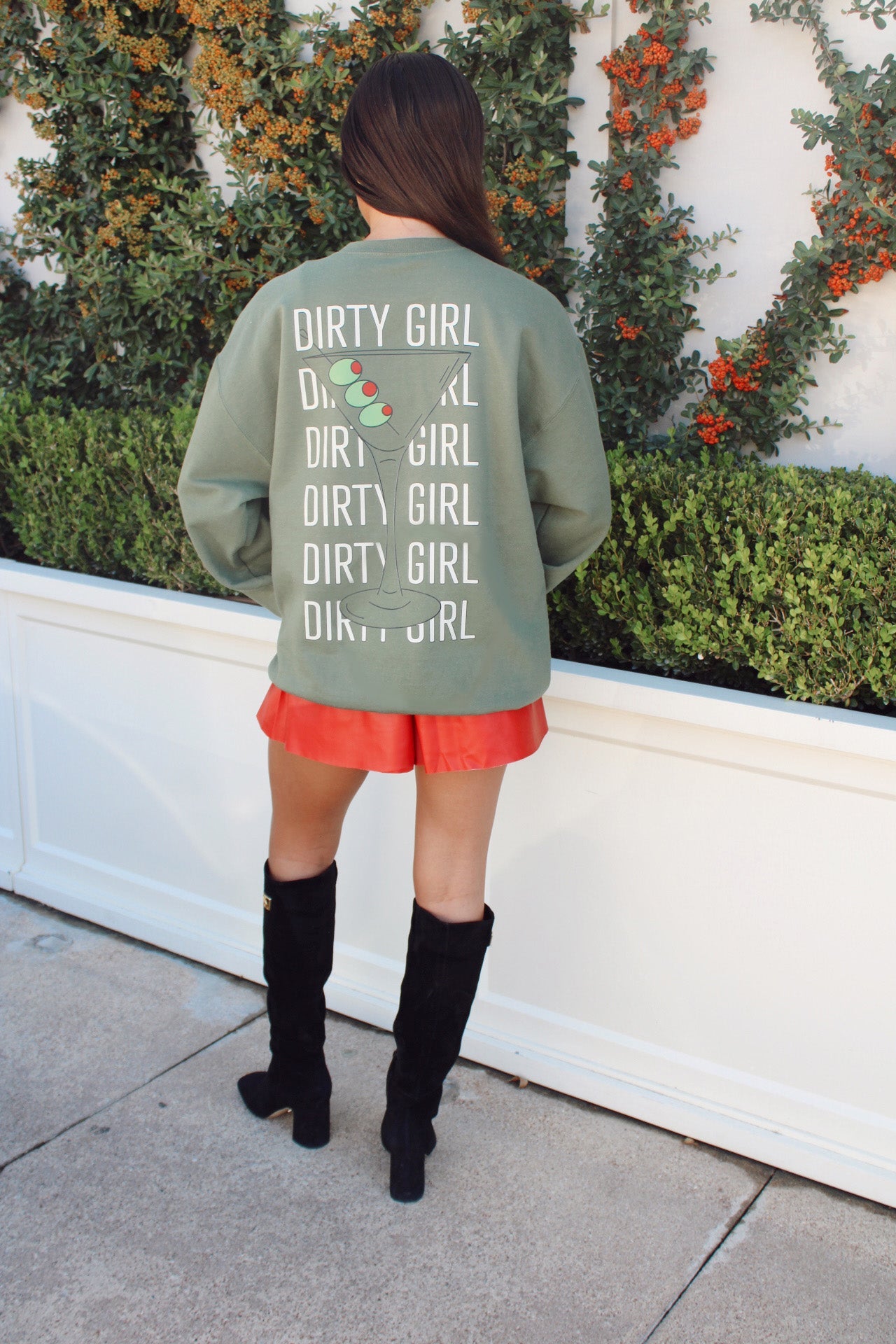 Merry Crewneck Sweatshirt - Dirty Girl
