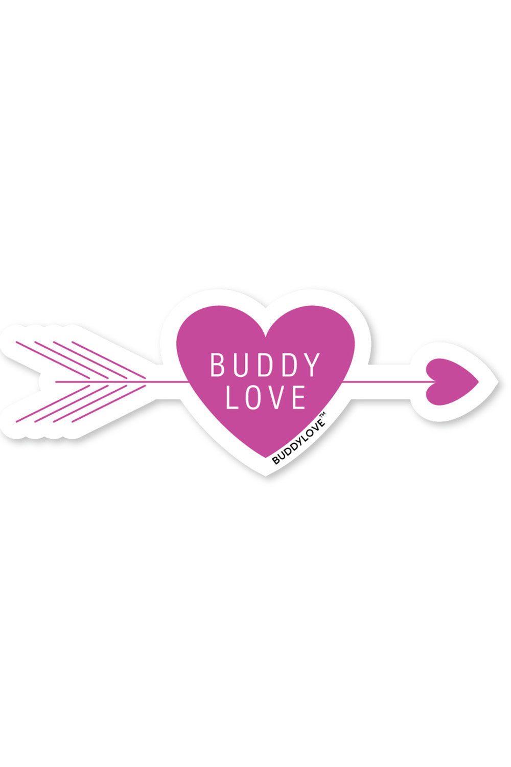 BL Arrow Heart Sticker