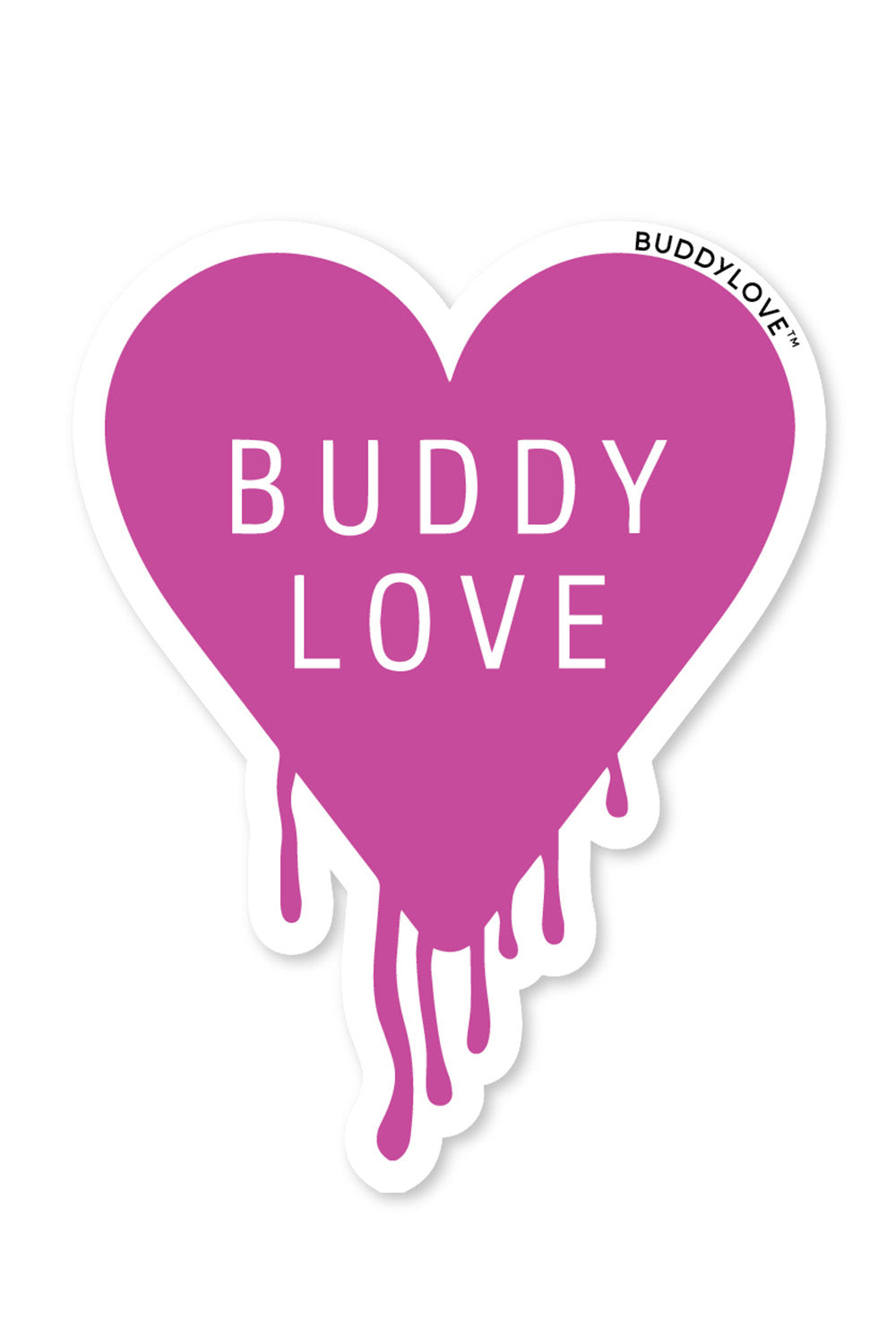 Drippy Heart Sticker