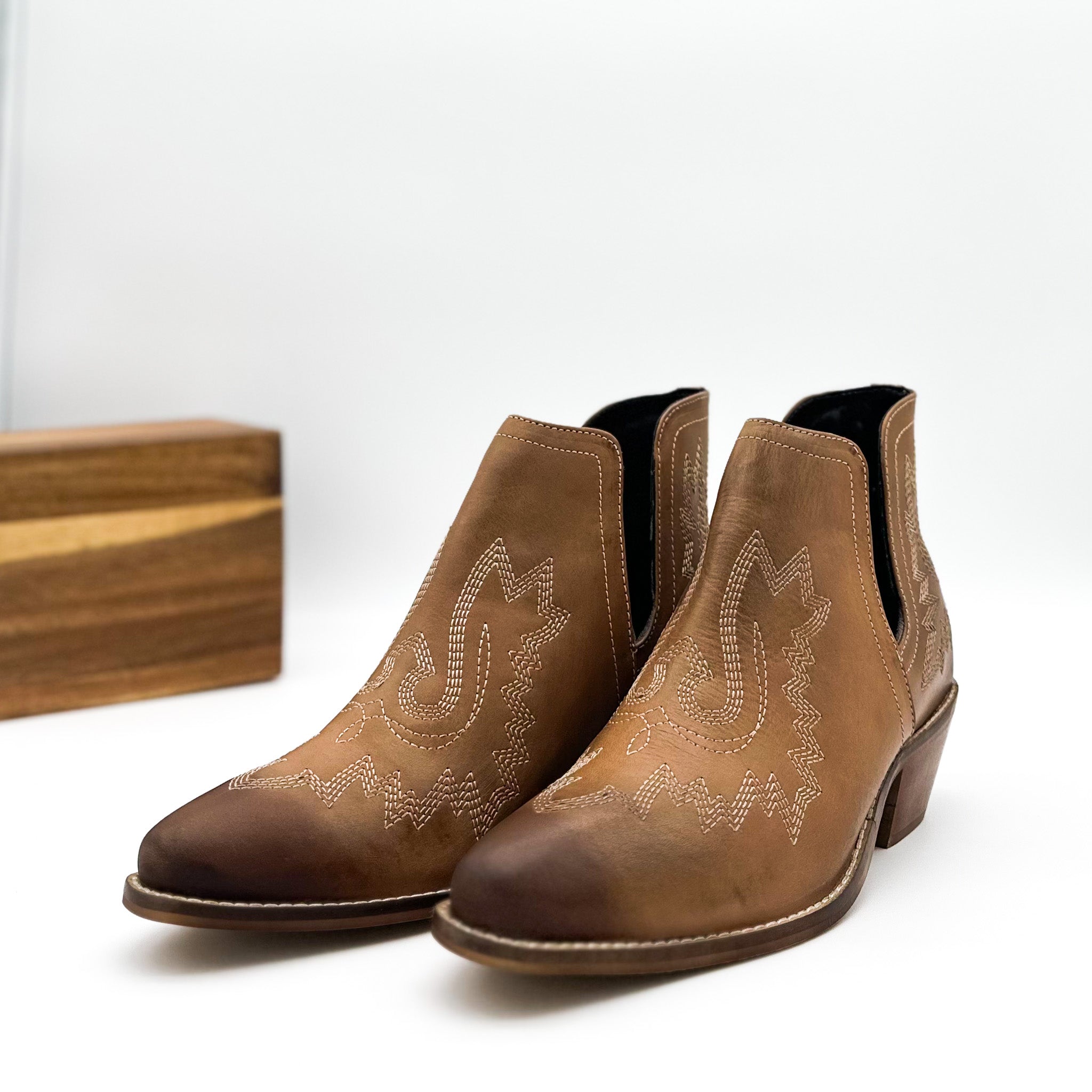 Kickin' Booties in Tan