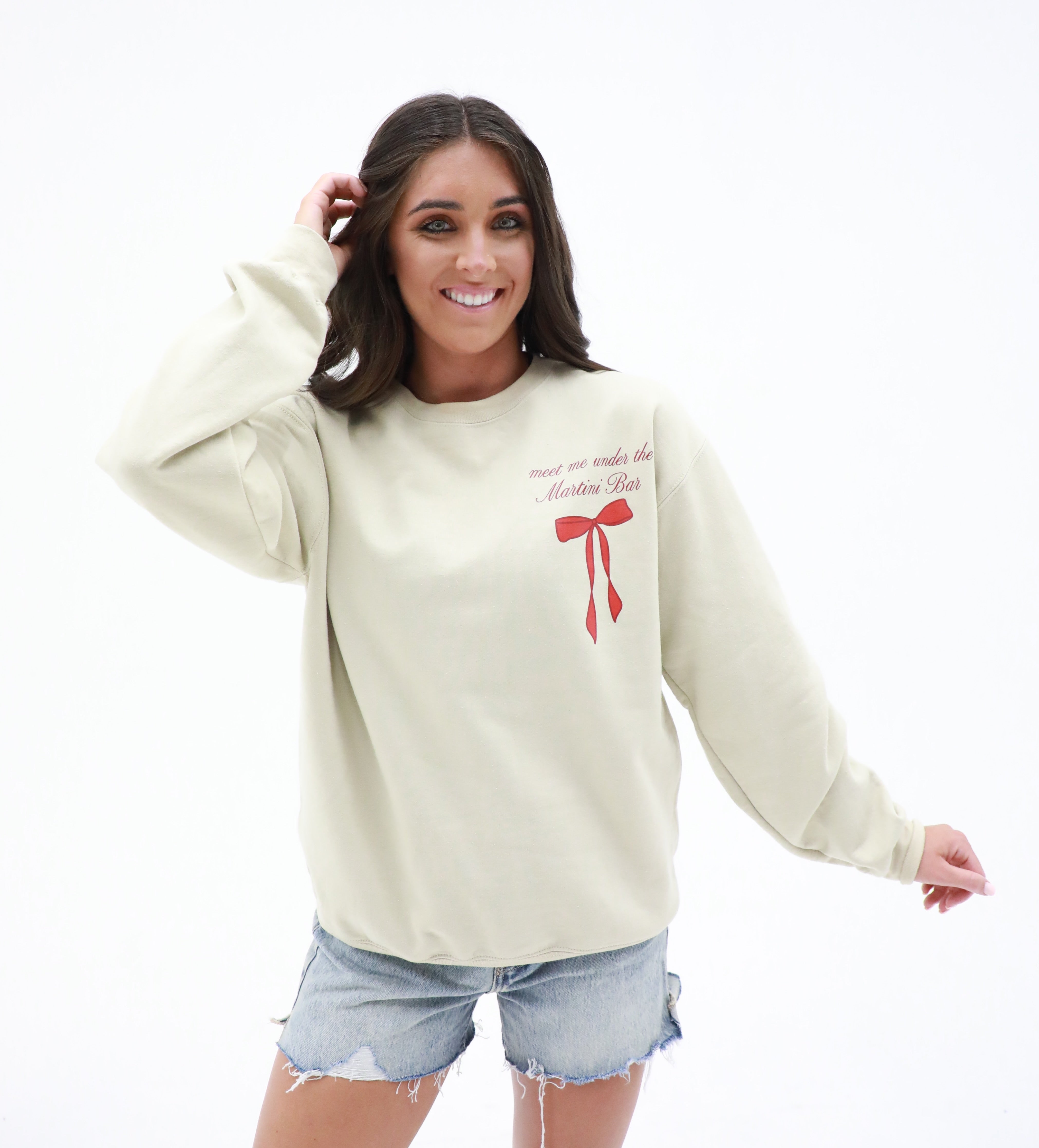 Merry Crewneck Sweatshirt - Martini Bar