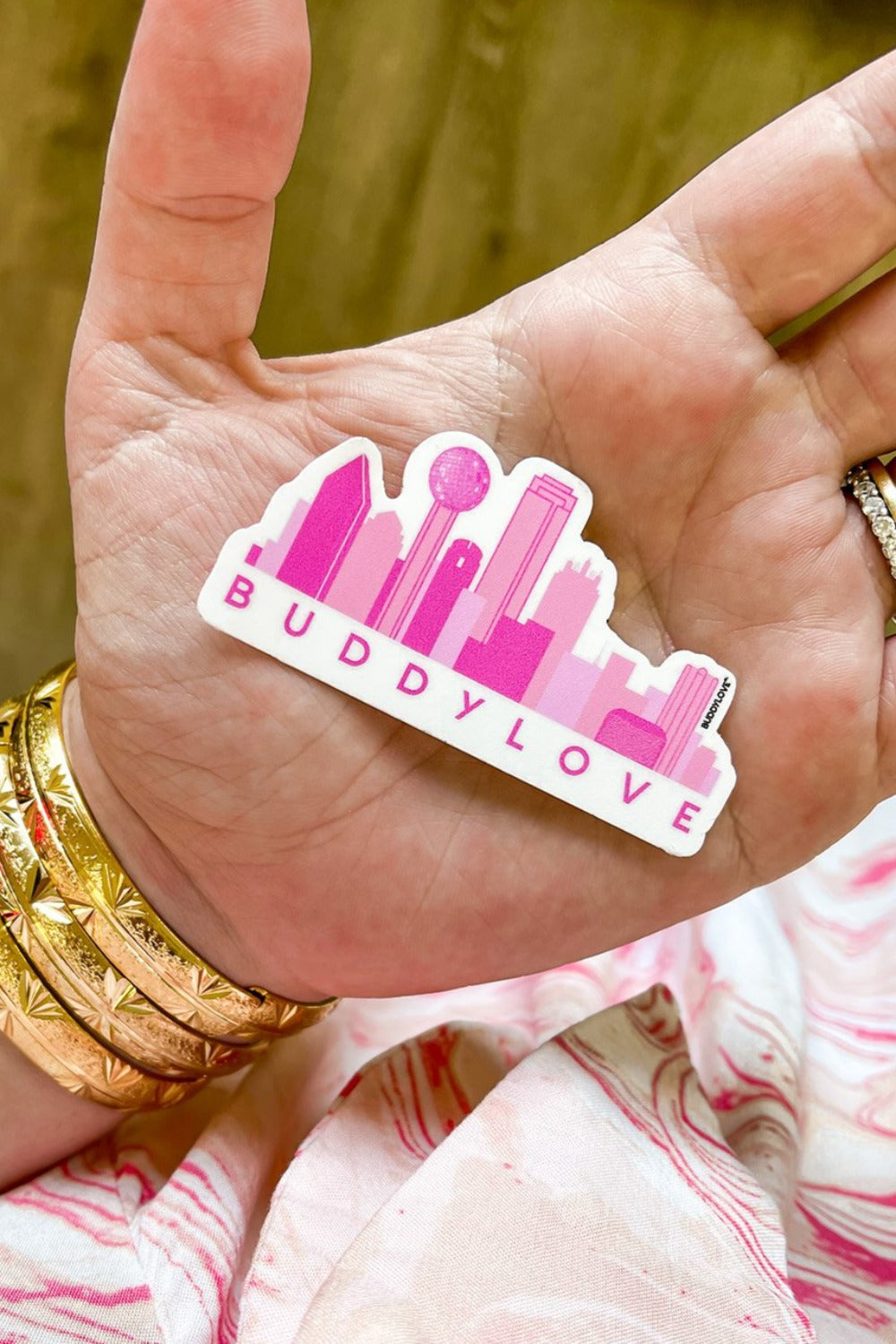 D-Town Skyline Sticker